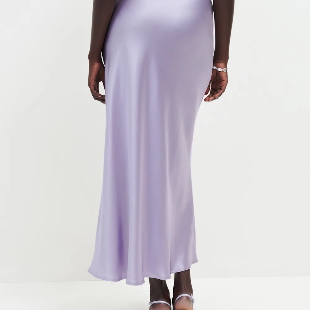 Reformation Lilac Maxi Skirt